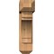 Ekena Millwork Merced Craftsman Smooth Bracket w/ Offset Brace, Western Red Cedar, 7 1/2"W x 28"D x 28"H BKT0806X28X28MRC04SWR - alternate 3